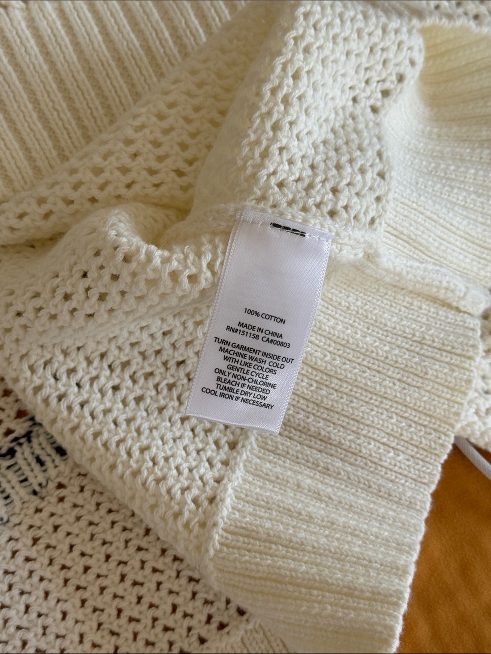 525 America Mesh Long Sleeve Cardigan Size M NWT - Picture 6 of 6